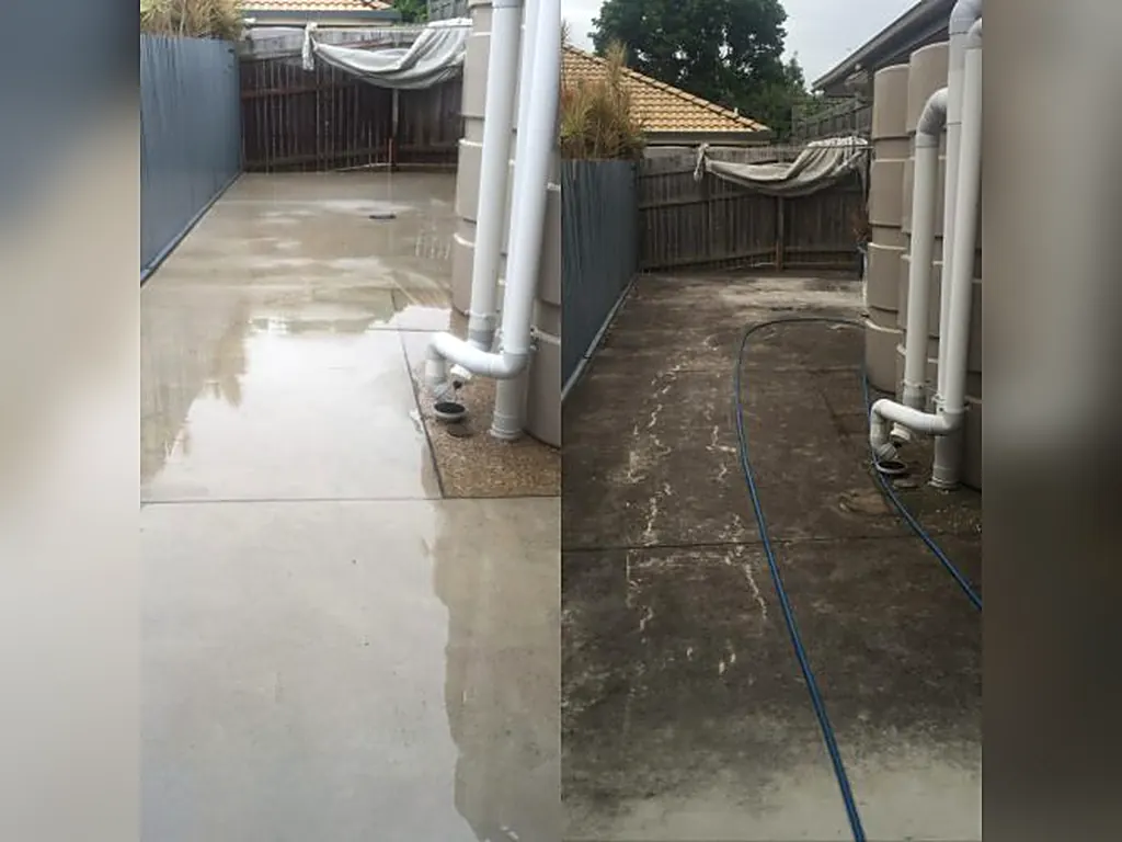 Concrete Sealing work by Waterworx in Logan, example 1
