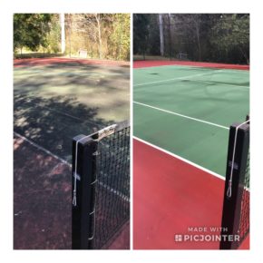 tennis court cleaning gold coast