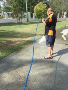 concrete cleaning