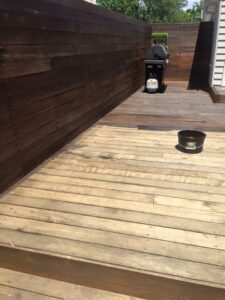 timber deck sealing